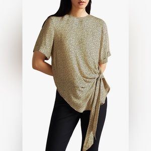 Ted Baker Robbiee Integral tie shirt sz5 NWT